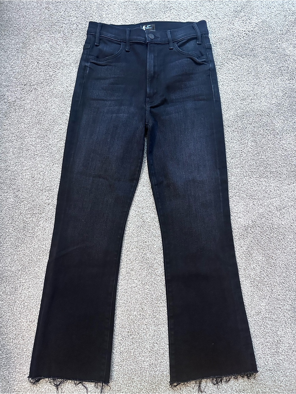 MOTHER Hustler Ankle Fray Jeans